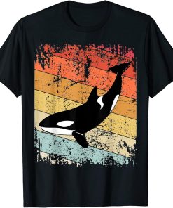 Vintage Orca Whale Shirt, Retro Killer Whale T-Shirt