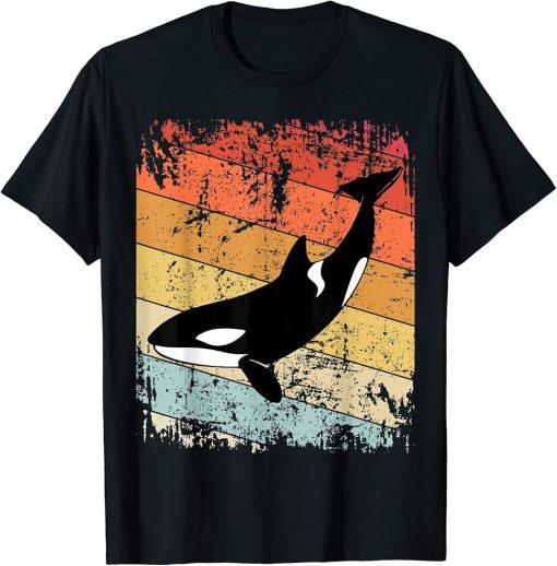 Vintage Orca Whale Shirt, Retro Killer Whale T-Shirt